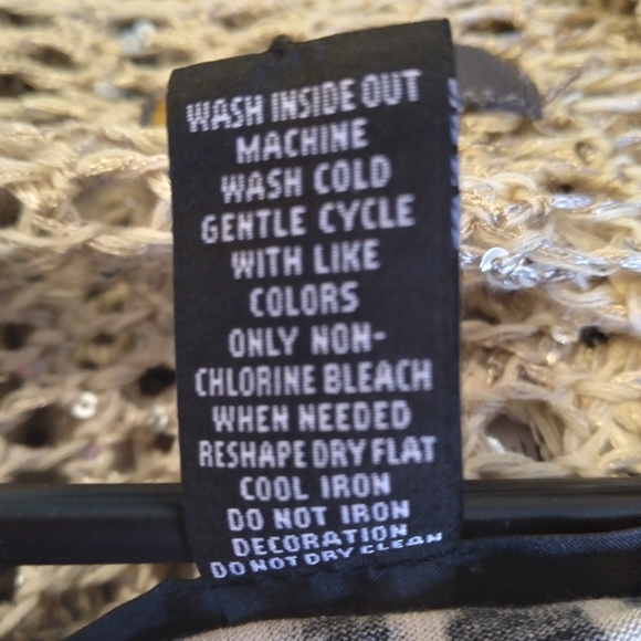 Inc International Concepts Sequin Top Blouse. - Picture 2 of 8